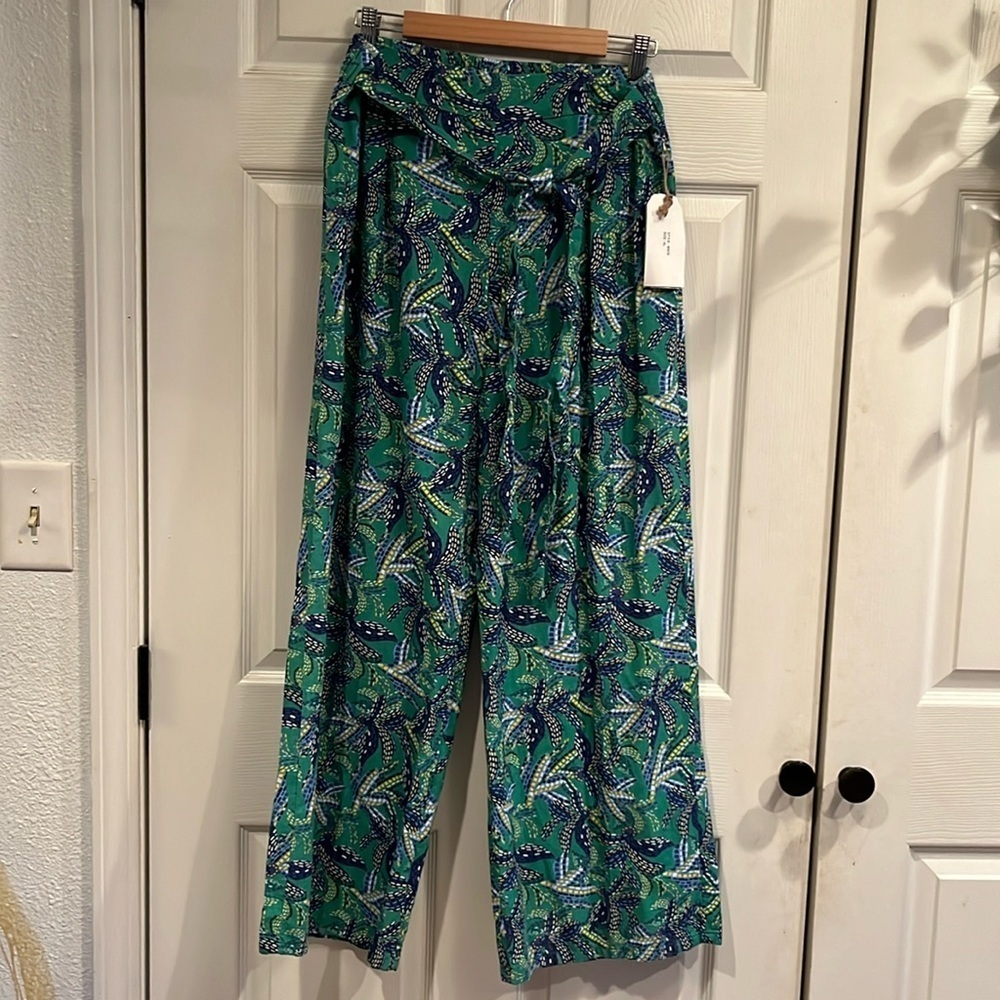 Midnight Sky brand size XL elastic waist wide leg pants- NWT